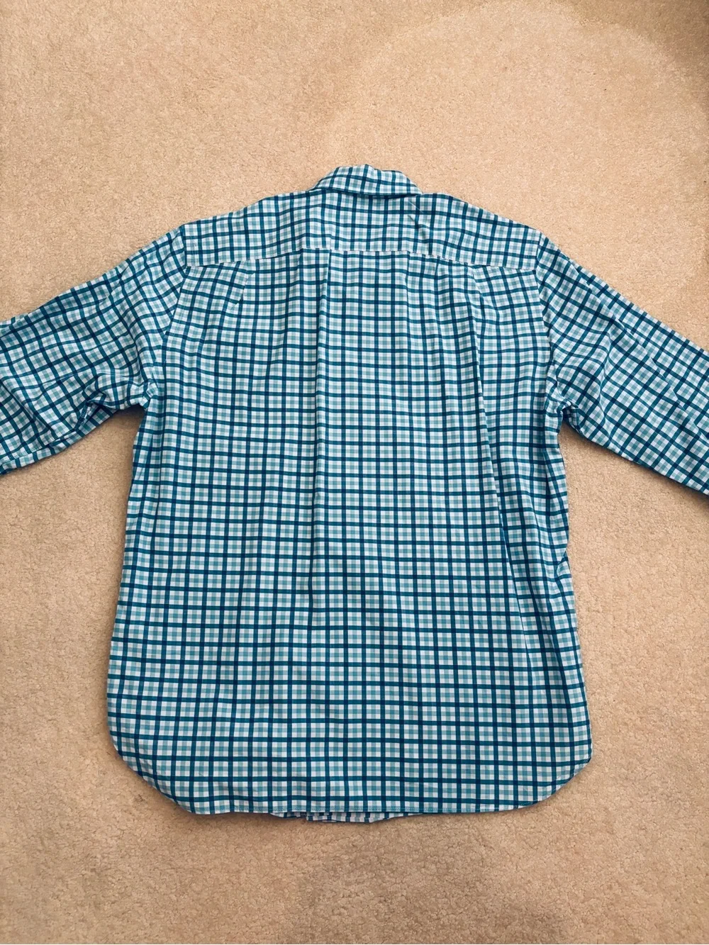 J. Crew Gingham Plaid Checked Button Down Shirt Size Medium